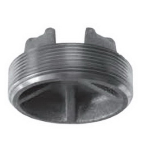 Anvil® 0318903283 FIG 389 Cored Bar Head Plug, 6 in Nominal, MNPT End Style, 125 lb, Cast Iron, Black Oxide, Domestic