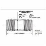Anvil® 0331001602 Pipe Nipple, 1/8 in Nominal, 4-1/2 in L, Steel, Galvanized, SCH 40/STD, Domestic