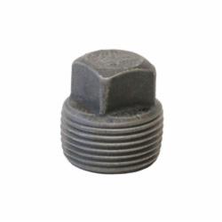 Anvil® 0361300601 FIG 2122 Square Head Pipe Plug, 3/8 in Nominal, MNPT End Style, 3000 lb, Steel, Black Oxide, Domestic