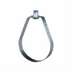 Anvil® 0500301734 FIG 69 Adjustable Swivel Ring, 1-1/4 in Pipe, 300 lb Load, 3/8 in Rod, Carbon Steel, Pre-Galvanized Zinc, Domestic