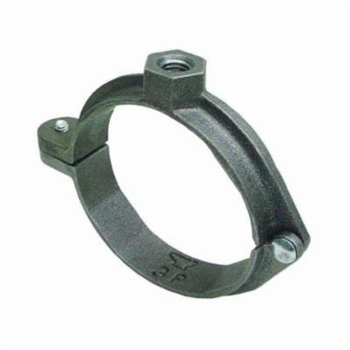 Anvil® 0560018863 FIG 138R Extension Split Pipe Clamp, 2 in Pipe/Tube, 3/8 in Rod, 180 lb Load, Malleable Iron, Black Oxide, Import