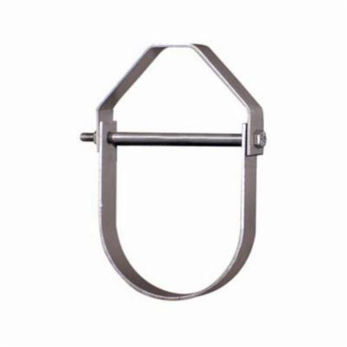 Anvil® 0560299943 FIG 65 Adjustable Clevis Hanger, 4 in Pipe, 3/8 in Rod, 400 lb Load, Carbon Steel, Galvanized