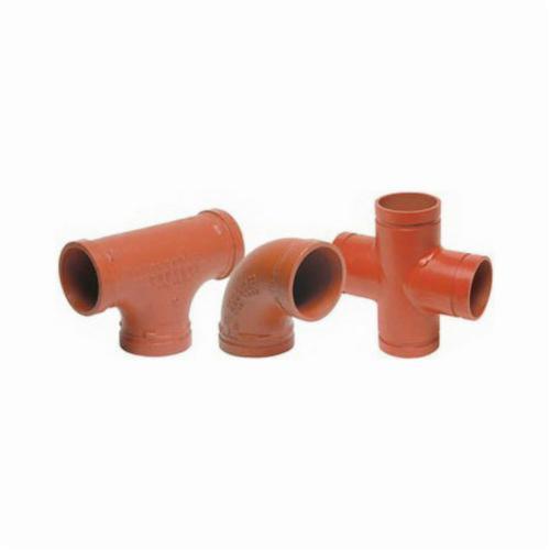 Gruvlok® 0390014785 FIG 7051 Standard 45 deg Pipe Elbow, 2 in Nominal, Grooved End Style, Ductile Iron, Rust Inhibiting Painted, Domestic