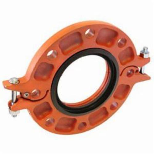 Gruvlok® 0390201044 FIG 7012 Pipe Flange, 3 in Nominal, Ductile Iron, Grooved Connection, Domestic