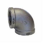 Anvil® 0310001409 FIG 1101 Standard 90 deg Pipe Elbow, 1-1/4 in Nominal, FNPT End Style, 150 lb, Malleable Iron, Black Oxide, Domestic