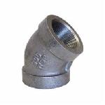 Anvil® 0310511001 FIG 1162 45 deg Pipe Elbow, 1 in Nominal, FNPT End Style, 300 lb, Malleable Iron, Black Oxide, Domestic