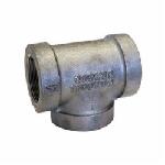 Anvil® 0310516406 FIG 1164 Straight Pipe Tee, 1 in Nominal, FNPT End Style, 300 lb, Malleable Iron, Black Oxide, Domestic