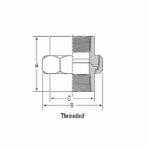 Anvil® 0361301005 FIG 2122 Square Head Pipe Plug, 3/4 in Nominal, MNPT End Style, 3000 lb, Steel, Black Oxide, Domestic