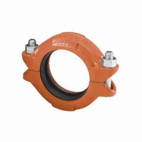 Gruvlok® 0390003028 FIG 7001 Flexible Pipe Coupling, 2-1/2 in Nominal, Grooved End Style, Ductile Iron, Rust Inhibiting Painted, Domestic