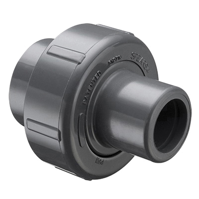 Spears® 8056-025 2000 Union, 2-1/2 in Nominal, Socket x Spigot End Style, SCH 80/XH, PVC, FKM O-Ring Seal, Domestic
