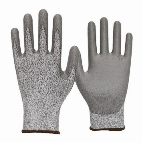 Armor Guys 02-013-XS HAMMERHEAD 3 Unisex Cut Resistant Gloves, XS, Polyurethane Coating, Basetek®/Polyurethane, Continuous Knit Wrist Cuff, Resists: Abrasion, Cut, Puncture and Tear, ANSI Cut-Resistance Level: A3, Right Hand