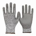 Armor Guys 02-013 HAMMER HEAD 3™  Unisex Cut Resistant Gloves, Polyurethane Coating, Basetek®/Polyurethane, Continuous Knit Wrist Cuff, Resists: Abrasion, Cut, Puncture and Tear, ANSI Cut-Resistance Level: A3