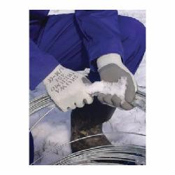 SHOWA® Atlas® Showa Best 451L Therma-Fit® Breathable Insulated General Purpose Gloves, Coated/Multi-Purpose, Natural Rubber Latex Palm, 10 ga Acrylic/Cotton/Polyester, Dark Gray/Gray, Elastic Knit Wrist Cuff, Natural Rubber Latex Coating