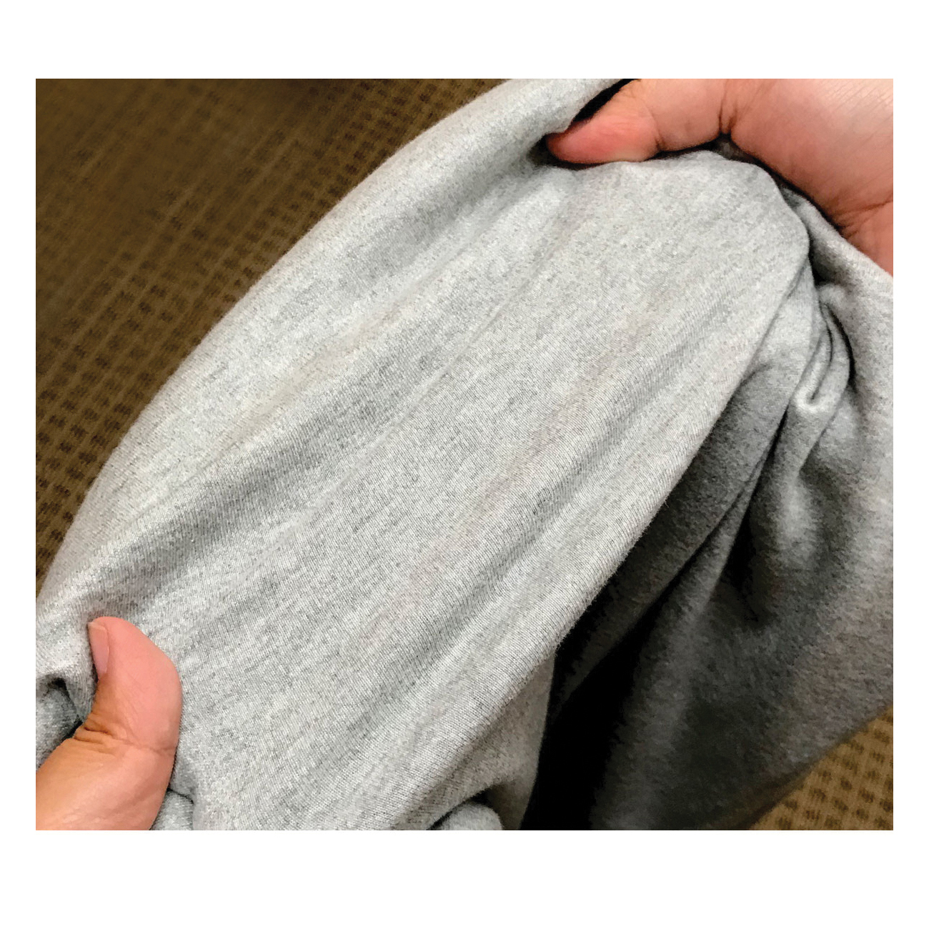 Black Stallion® TF2510-GY TF2510-GY Long Sleeve T-Shirt, Men's, Heather Gray, Cotton Jersey Knit