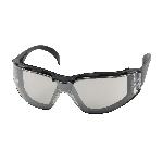 Bouton® 250-01-F022 Zenon Z12™ Foam 250-01 Single Lens Safety Glasses, Anti-Fog/Anti-Scratch, Indoor/Outdoor Lens, Frameless Frame, Black, Polycarbonate/Foam Lined Frame, ANSI Z87.1+