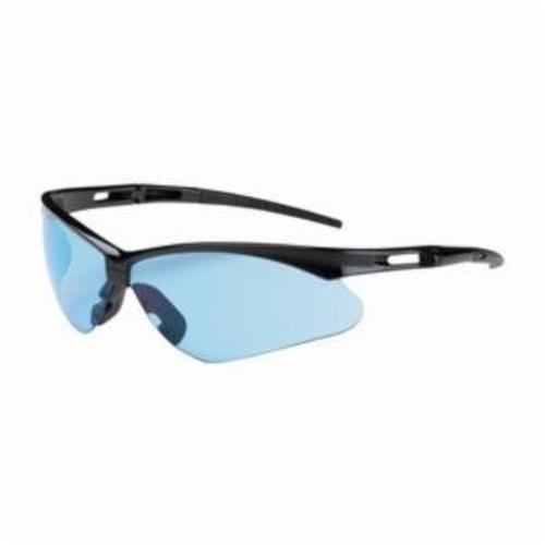 Bouton® 250-AN-10113 Anser™ 250-AN Dual Lens Safety Glasses With Adjustable Neck Cord, Anti-Scratch, Light Blue Lens, Half-Frame Frame, Black, Polycarbonate Frame, ANSI Z87.1+, CSA Z94.3