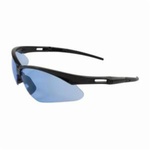 Bouton® 250-AN-10113 Anser™ 250-AN Dual Lens Safety Glasses With Adjustable Neck Cord, Anti-Scratch, Light Blue Lens, Half-Frame Frame, Black, Polycarbonate Frame, ANSI Z87.1+, CSA Z94.3