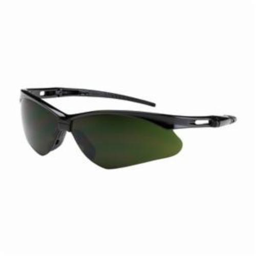 Bouton® 250-AN-10119 Anser™ 250-AN Dual Lens Safety Glasses With Adjustable Neck Cord, Anti-Scratch, Filter Shade 5.0 IR Lens, Half-Frame Frame, Black, Polycarbonate Frame, ANSI Z87.1+, CSA Z94.3
