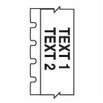 Brady® 13563 BBP®85 Label Tape Cartridge, 50 ft L x 10 in W, For Use With BBP® 85 and PowerMark® Industrial Sign and Label Printers, B-595 Vinyl, Yellow