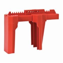 Brady® Prinzing® BS08A-RD 4-Legged Large Ball Valve Lockout, Fits Min Handle Size: 1-3/4 in W x 1 in THK, Fits Max Handle Size: 1-3/4 in W x 1 in THK, Fits Min Pipe Size: 2 in, Fits Max Pipe Size: 8 in, 6 Padlocks, 0 deg F Min Temperature, 175 deg F Max