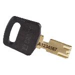 Brady® ALU-BLK-76ST-KA6PK SafeKey Standard Lockout Padlock, Alike Key, Black, LOTO-99 Anodized Aluminum Body, 1/4 in Dia x 3 in H x 0.8 in W Steel Shackle, 3/4 in L Body