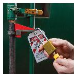 Brady® ALU-RED-76ST-KA6PK SafeKey Standard Lockout Padlock, Alike Key, Red, LOTO-99 Anodized Aluminum Body, 1/4 in Dia x 3 in H x 0.8 in W Steel Shackle, 3/4 in L Body