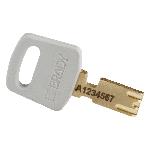 Brady® ALU-SLV-76ST-KA6PK SafeKey Standard Lockout Padlock, Alike Key, Silver, LOTO-99 Anodized Aluminum Body, 1/4 in Dia x 3 in H x 0.8 in W Steel Shackle, 3/4 in L Body