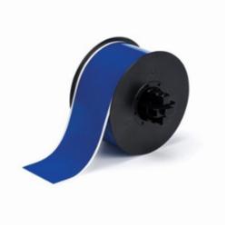 Brady® B30C-2250-595-BL B30 Thermal Transfer Vinyl Label, 2-1/4 in W, Blue, B-595 Vinyl