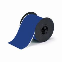 Brady® B30C-4000-595-BL B30 Thermal Transfer Vinyl Label, 4 in W, Blue, B-595 Vinyl