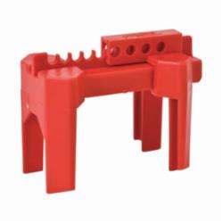 Brady® Prinzing® BS07A-RD 4-Legged Small Ball Valve Lockout, Fits Min Handle Size: 1 in W x 1/2 in THK, Fits Min Pipe Size: 1/2 in, Fits Max Pipe Size: 2-1/2 in, 4 Padlocks, 0 deg F Min Temperature, 175 deg F Max