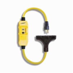 Southwire® 26020008-6 In-Line Protected GFCI Tri-Cord, 120 VAC, 15 A, 1 Pole, 3 Wires, 12/3, Yellow