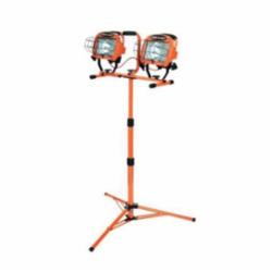 Southwire® L14SLEDSW Tripod Work Light, Halogen Lamp, 1000 W Lamp, 120 VAC, Medium Base, 2 Heads