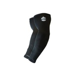 Chill-Its® 12385 6690 Cooling Arm Sleeves, XL, Knit Fabric, Black