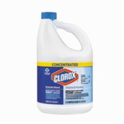 Clorox® 30966 Concentrated Germicidal Bleach, 121 oz Bottle, Regular Odor/Scent, Pale Yellow, Thin Liquid Form