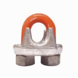CM® M246 Wire Rope Clip, 1/4 in Dia, Forged Steel, 2 Clips, 4-3/4 in Rope Turn Back