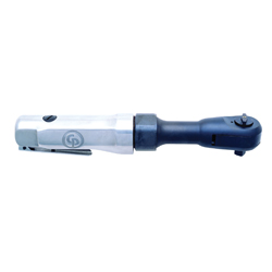 Chicago Pneumatic T022708 Ratchet Wrench, 3/8 in Drive, 70 N-m Torque, 150 rpm Speed, 15 cfm Air Flow, 90 psi