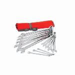Crescent® CCWS4 Combination Wrench Set, 14 Pieces, 3/8 to 1-1/4 in, Polished Nickel/Polished Chrome