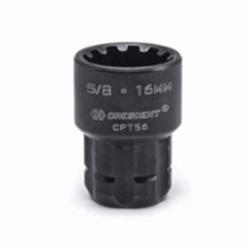 Crescent® X6™ CPTAW8 Adjustable Wrench and Socket Set, 11 Pieces, Black Phosphate