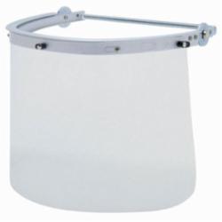 MCR Safety 102 Faceshield Headgear, Silver, Aluminum/Metal Frame, For Use With Hard Hat