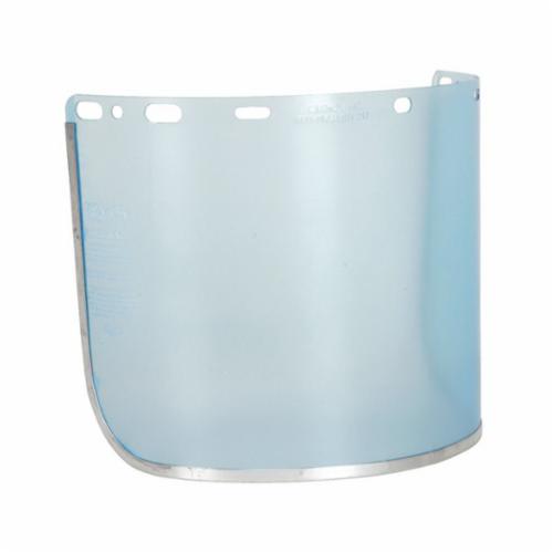 MCR Safety 181640 Faceshield Visor, Clear, PETG, 8 in H x 16 in W x 3/64 in THK Visor, For Use With MCR Safety Headgears, ANSI Z87+