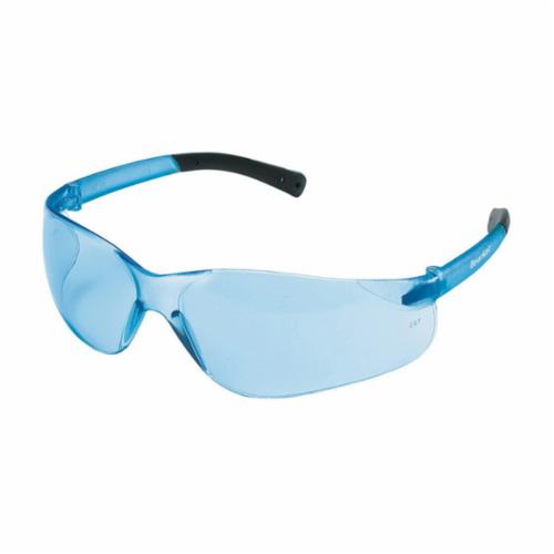 MCR Safety BK113 BearKat® Value Safety Glasses With Side Shields, Duramass® Hard Coat, Light Blue Lens, Wrap Around Frame, Polycarbonate Frame, ANSI Z87+, AS/NZS 1337.1, CAN/CSA Z94.3, CE EN 166