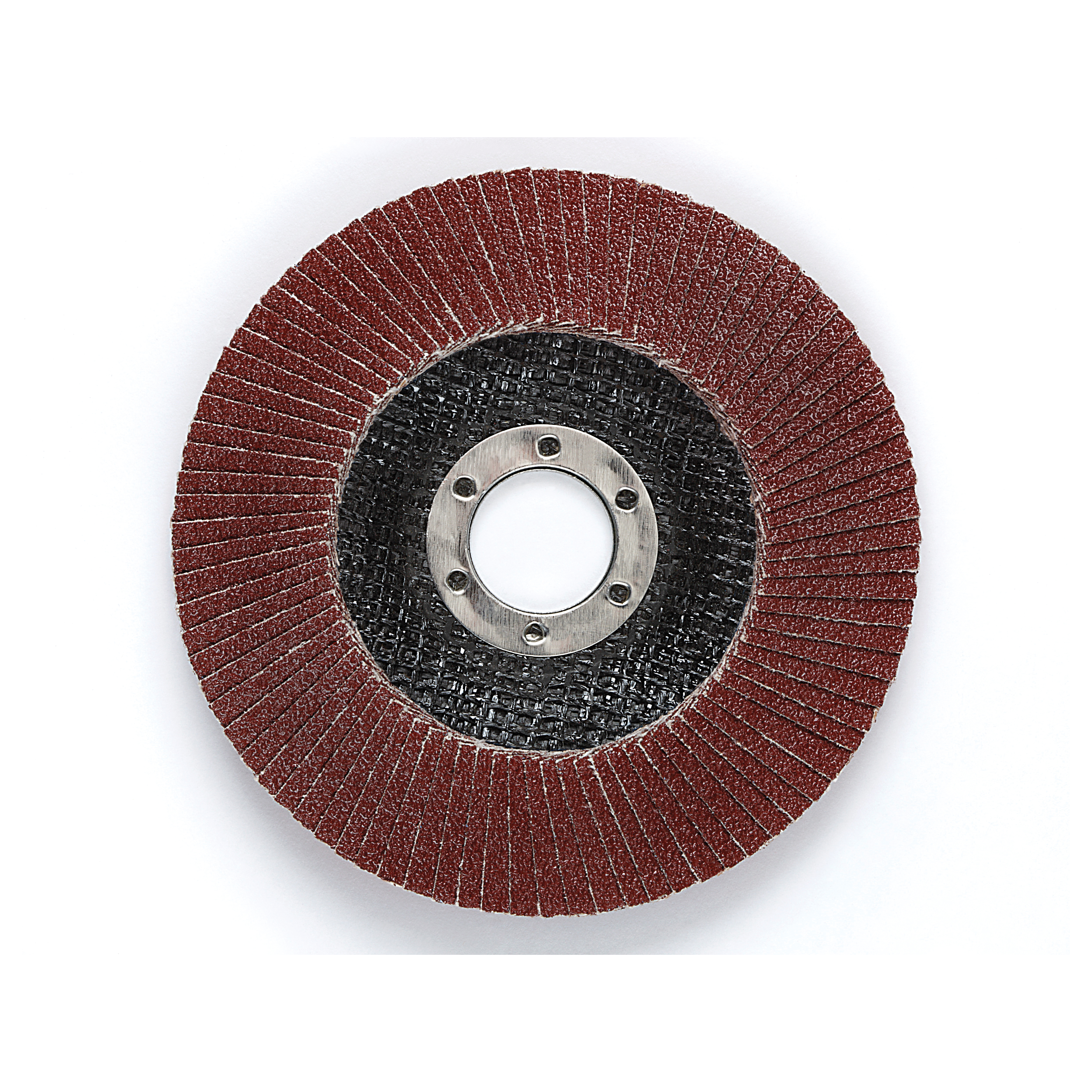 Cubitron™ II 7100058060 Type 27 Flap Disc, 4-1/2 in Dia Disc, 60+ Grit, Medium Grade, Precision Shaped Ceramic Abrasive, Type 27 Disc