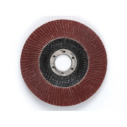 Cubitron™ II 7100058060 Type 27 Flap Disc, 4-1/2 in Dia Disc, 60+ Grit, Medium Grade, Precision Shaped Ceramic Abrasive, Type 27 Disc