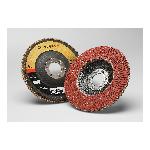 Cubitron™ II 7000148189 Type 29 Flap Disc, 4-1/2 in Dia Disc, 7/8 in Center Hole, 80+ Grit, Medium Grade, Precision Shaped Ceramic Abrasive, Type 29 Disc