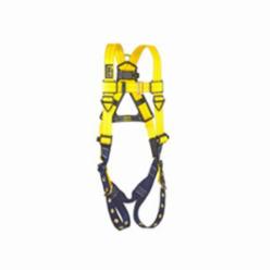 3M DBI-SALA Fall Protection 7100157072 Delta™ Multi-Purpose Unisex Harness, Universal, 420 lb Load, Polyester Strap, Tongue Leg Strap Buckle, Pass-Thru Chest Strap Buckle, Stainless Steel Grommet Leg Buckle/Zinc Plated Steel Chest Buckle Hardware