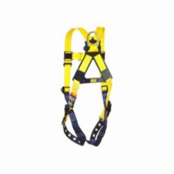 3M DBI-SALA Fall Protection 7100157072 Delta™ Multi-Purpose Unisex Harness, Universal, 420 lb Load, Polyester Strap, Tongue Leg Strap Buckle, Pass-Thru Chest Strap Buckle, Stainless Steel Grommet Leg Buckle/Zinc Plated Steel Chest Buckle Hardware