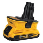 DeWALT® 20V MAX* MATRIX™ DCA1820 Compact Slide Cordless Battery Adapter, Li-Ion Battery, 18 VDC Charge, For Use With DeWALT® DCB201, DCB203 and DCB203BT Compact Batteries