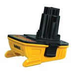 DeWALT® 20V MAX* MATRIX™ DCA1820 Compact Slide Cordless Battery Adapter, Li-Ion Battery, 18 VDC Charge, For Use With DeWALT® DCB201, DCB203 and DCB203BT Compact Batteries