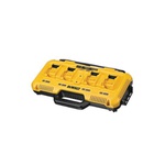 DeWALT® Guaranteed Tough® DCB104 Multi-Port Simultaneous Fast Charger, For Use With 12 V Max/20 V Max and FLEXVOLT™ 20/60 V Max Batteries, Li-Ion Battery, (4) DCB606 - 60 min/(4) DCB204 - 40 min Charging, 4 Batteries