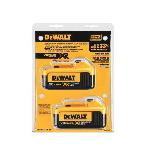 DeWALT® 20V MAX* MATRIX™ XR™ DCB204-2 2-Piece High Capacity Premium Slide, 4 Ah Li-Ion Battery, 20 VDC Charge, For Use With DeWALT® 20 V MAX Li-Ion Chargers and Power TMAX